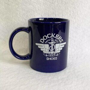 Dockers Levi's Shoes Cobalt Blue Ceramic Coffee Mug
